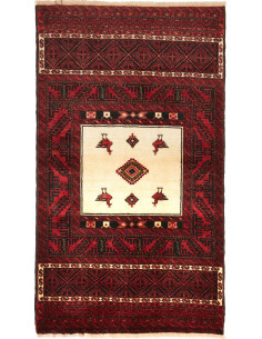 Baluch 110x190 Cm Baluch, Persia, Hand-carded Wool, Cotton
