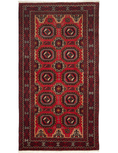 Baluch 103x194 Cm Baluch, Persia, Lana Cardata A Mano