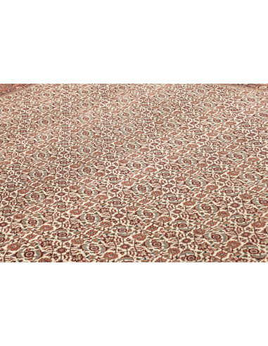 Tappeto Bidjar con seta Persia marrone 250x337