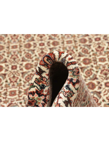 Tappeto Bidjar con seta Persia marrone 250x337