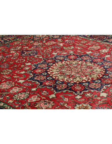 Tabriz 204x278 Cm Tabriz, Persia, Hand-carded Wool warp: