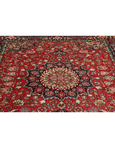 Tabriz 204x278 Cm Tabriz, Persia, Hand-carded Wool warp: