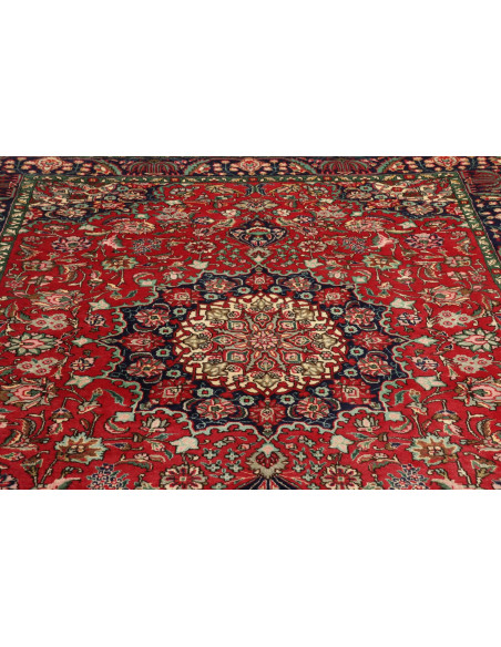 Tabriz 204x278 Cm Tabriz, Persia, Hand-carded Wool warp: