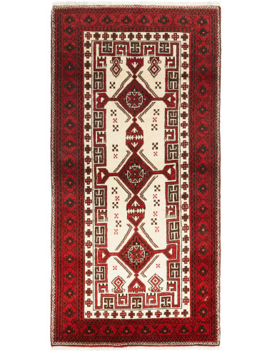 Baluch 95x192 Cm Baluch, Persia, Hand-carded Wool,