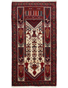 Baluch 101x191 Cm Baluch, Persia, Hand-carded Wool warp: