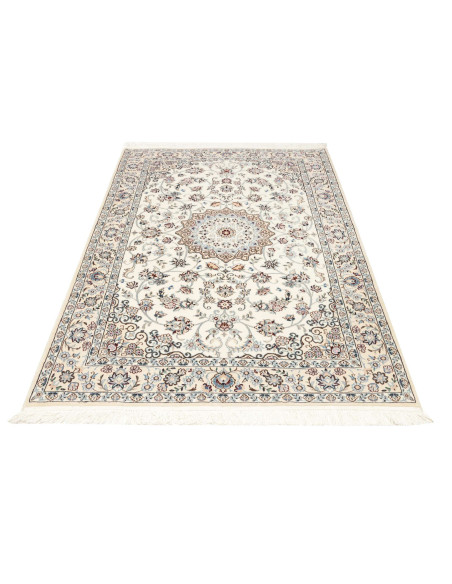 Nain 9la 138x198 Cm Nain 9la, Persia, Hand-carded Wool And