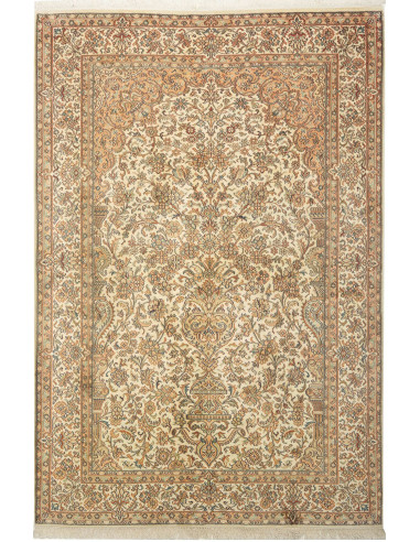 Rug Kashmir India maroon 126x186