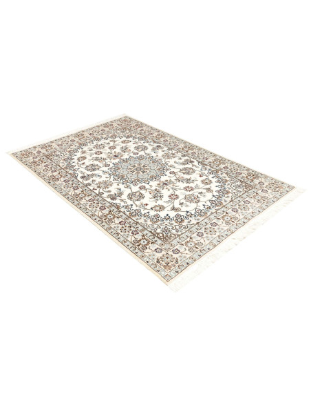 Nain 9la 132x202 Cm Nain 9la, Persia, Hand-carded Wool And