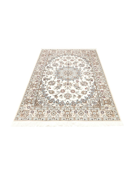 Nain 9la 132x202 Cm Nain 9la, Persia, Hand-carded Wool And