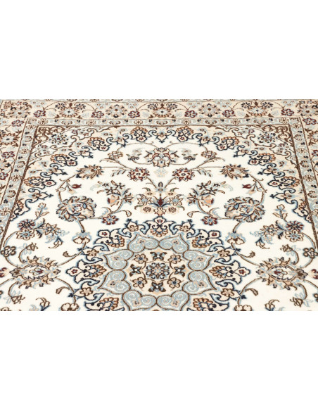 Nain 9la 132x202 Cm Nain 9la, Persia, Hand-carded Wool And