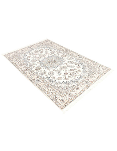 Hand Made Rug Nain 9la Persia 130x200 Ivory Blu