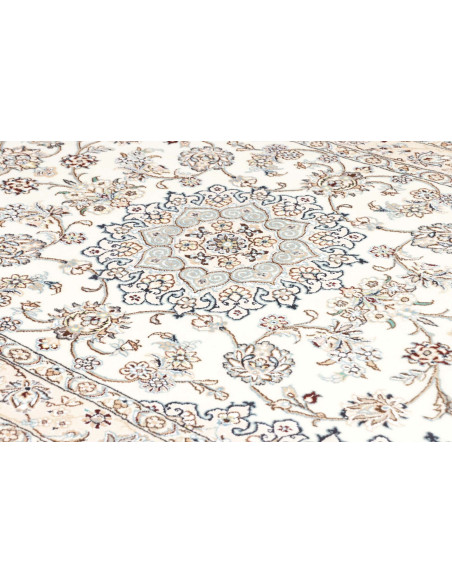 Hand Made Rug Nain 9la Persia 130x200 Ivory Blu