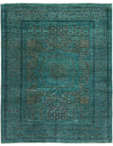Rug Mamlouk Pakistan 148x189 Turquoise Petrol B