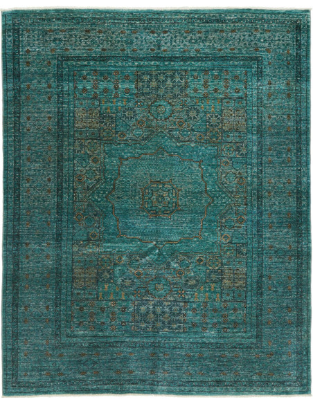Rug Mamlouk Pakistan 148x189 Turquoise Petrol B