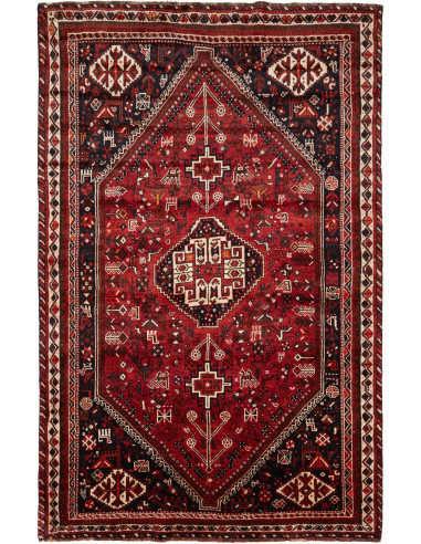 Shiraz 168x260 Cm Shiraz, Persia, Hand-carded Wool,