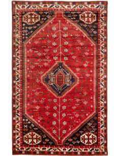 Shiraz 152x245 Cm Shiraz, Persia, Lana Cardata A Mano