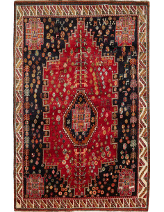 Shiraz 170x258 Cm Shiraz Persia Lana Cardata A Mano Cotone