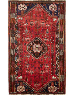 Shiraz 160x267 Cm Shiraz Persia Lana Cardata A Mano Cotone