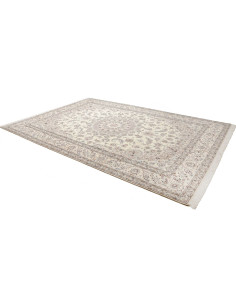Tappeto Nain 9La Persia bianco grigio 248x356 2