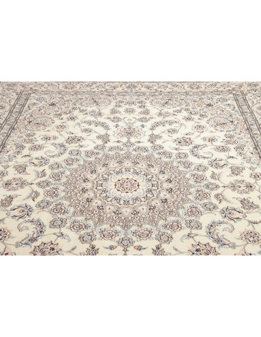 Tappeto Nain 9La Persia bianco grigio 248x356