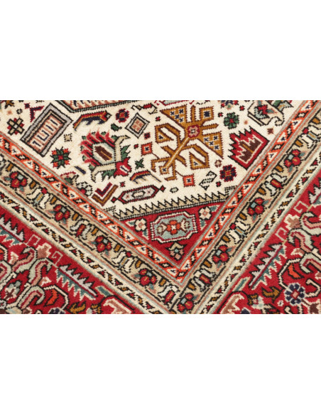Tabriz 198x294 Cm Tabriz Persia Hand-carded Wool Cotton