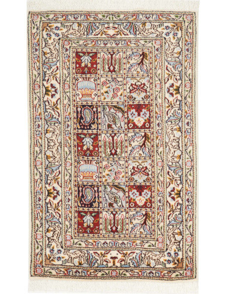 Moud 57x88 Cm Moud Persia Lana Cardata A Mano