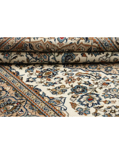 Kashan 200x304 Cm Kashan Persia Hand-carded Wool Cotton