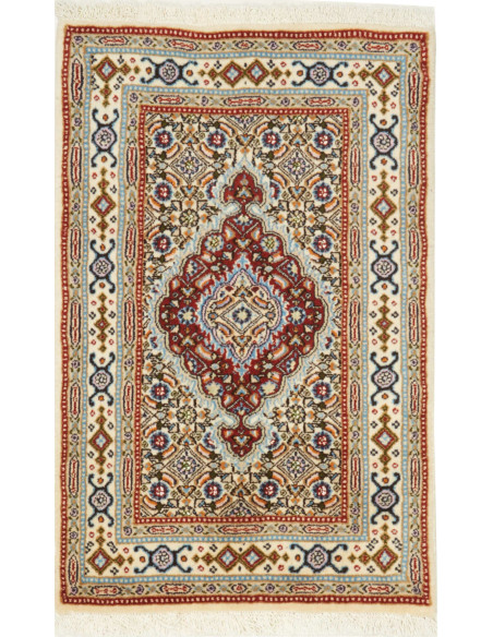 Moud 57x90 Cm Moud, Persia, Hand-carded Wool warp: Cotton,