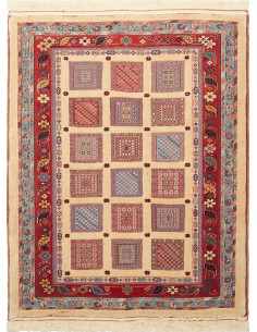 Nimbaft 103x129 Cm Nimbaft, Persia, Lana Cardata A Mano