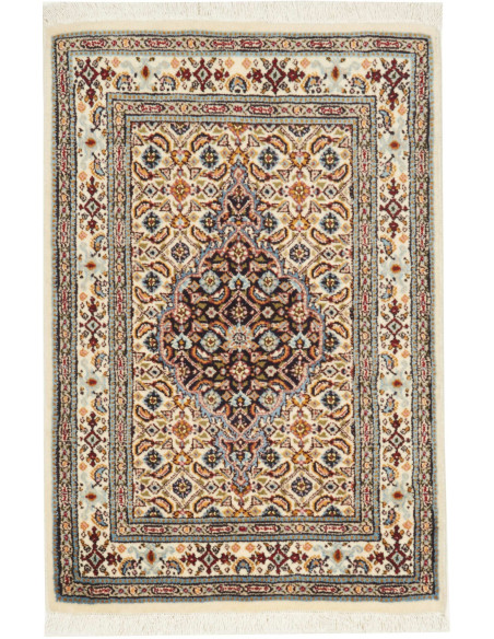 Moud 58x88 Cm Moud, Persia, Hand-carded Wool warp: Cotton,