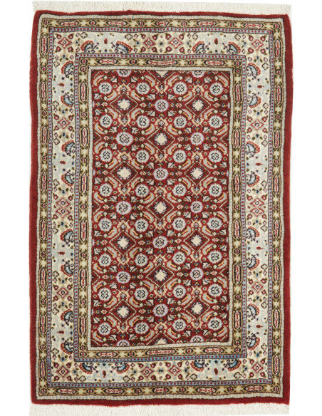 Moud 60x92 Cm Moud Persia Lana Cardata A Mano