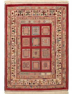 Nimbaft 105x143 Cm Nimbaft, Persia, Hand-carded Wool warp: