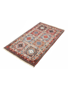 Yalameh 78x132 Cm Yalameh, Persia, Hand-carded Wool warp: 2