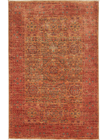 Rug Mamlouk Pakistan 99x151 Terracotta