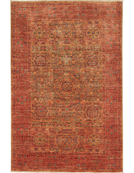 Rug Mamlouk Pakistan 99x151 Terracotta