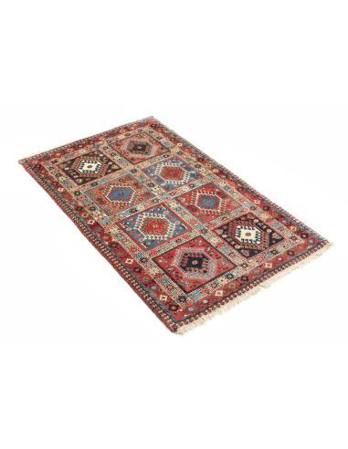 Yalameh 78x132 Cm Yalameh, Persia, Lana Cardata A Mano