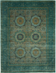 Rug Mamlouk Pakistan 278x359 Teal Aquamarine