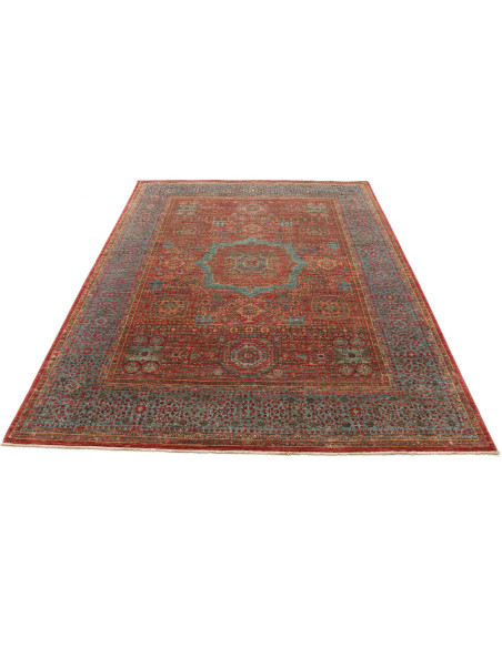 Mamlouk 173x234 Cm Mamlouk Pakistan, Hand-carded Wool