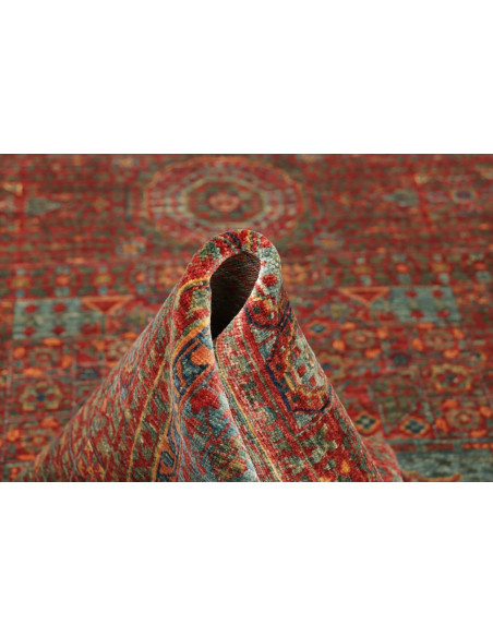 Mamlouk 173x234 Cm Mamlouk Pakistan, Lana Cardata A Mano