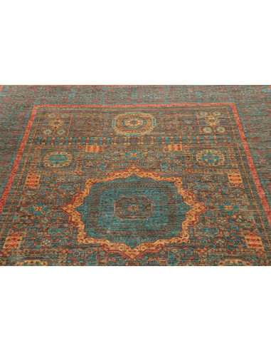 Rug Mamlouk Pakistan 172x233 Petrol Blue Brown