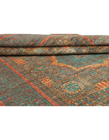 Rug Mamlouk Pakistan 172x233 Petrol Blue Brown