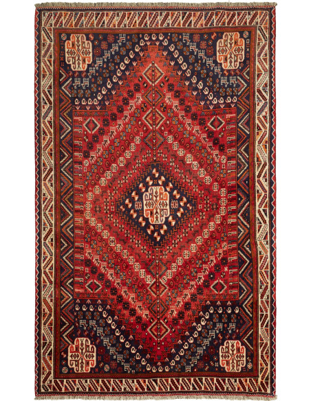 Shiraz 170x280 Cm Shiraz, Persia, Lana Cardata A Mano