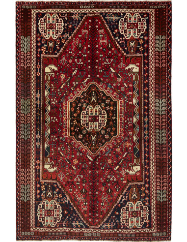 Shiraz 160x250 Cm Shiraz Persia Lana Cardata A Mano Cotone