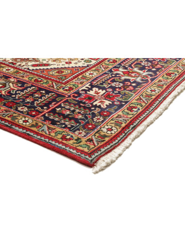 Tabriz 197x300 Cm Tabriz, Persia, Hand-carded Wool warp: