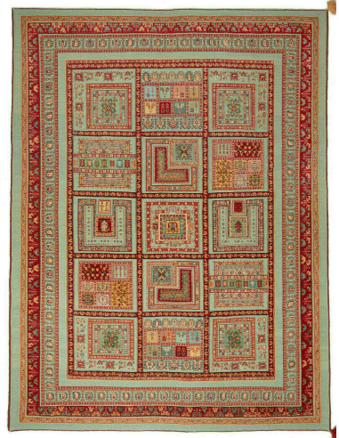Nimbaft 210x274 Cm Nimbaft, Persia, Hand-carded Wool warp: