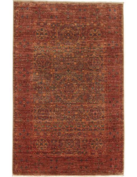 Mamlouk 98x151 Cm Mamlouk, Pakistan, Hand-carded Wool warp: