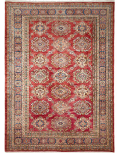 Tappeto Kazak Fine Pakistan rosso giallo 207x283