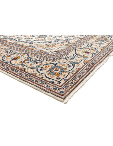 Kashan 193x300 Cm Kashan, Persia, Hand-carded Wool cotton