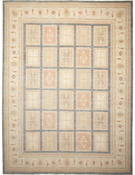 Rug Bakhteari Pakistan maroon white 302x392