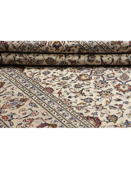 Kashan 244x363 Cm Kashan, Persia, Hand-carded Wool cotton